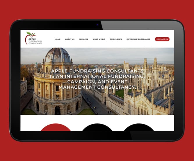 apple fundraising website