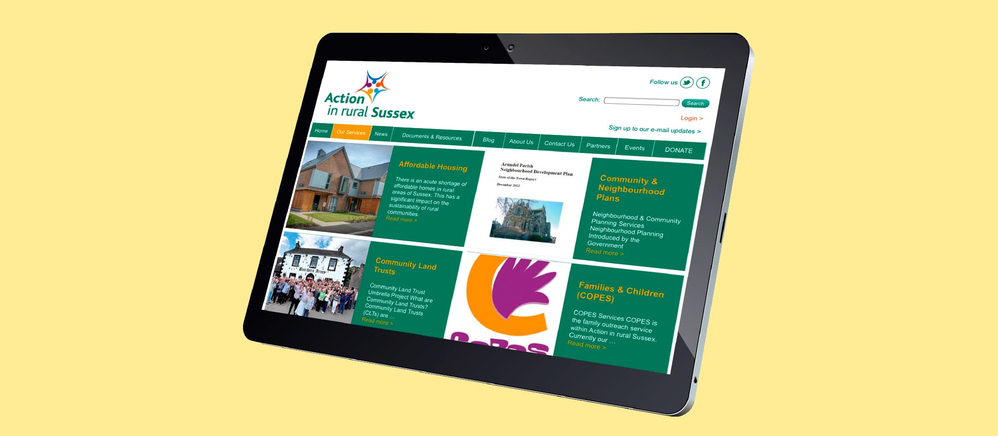 action in rural sussex website