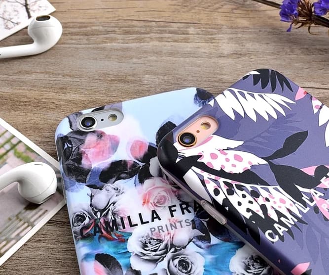 camilla frances prints branded phone case