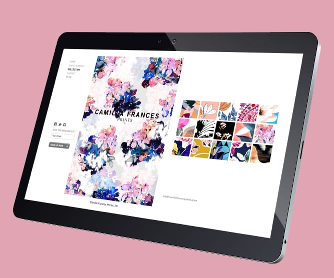 camilla frances prints website