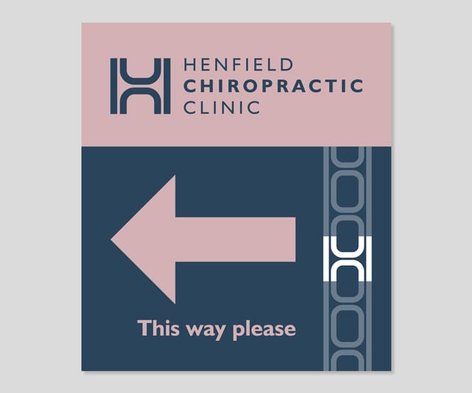 henfield chiropractic clinic sign