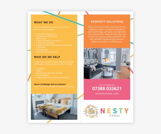 nesty homes leaflet