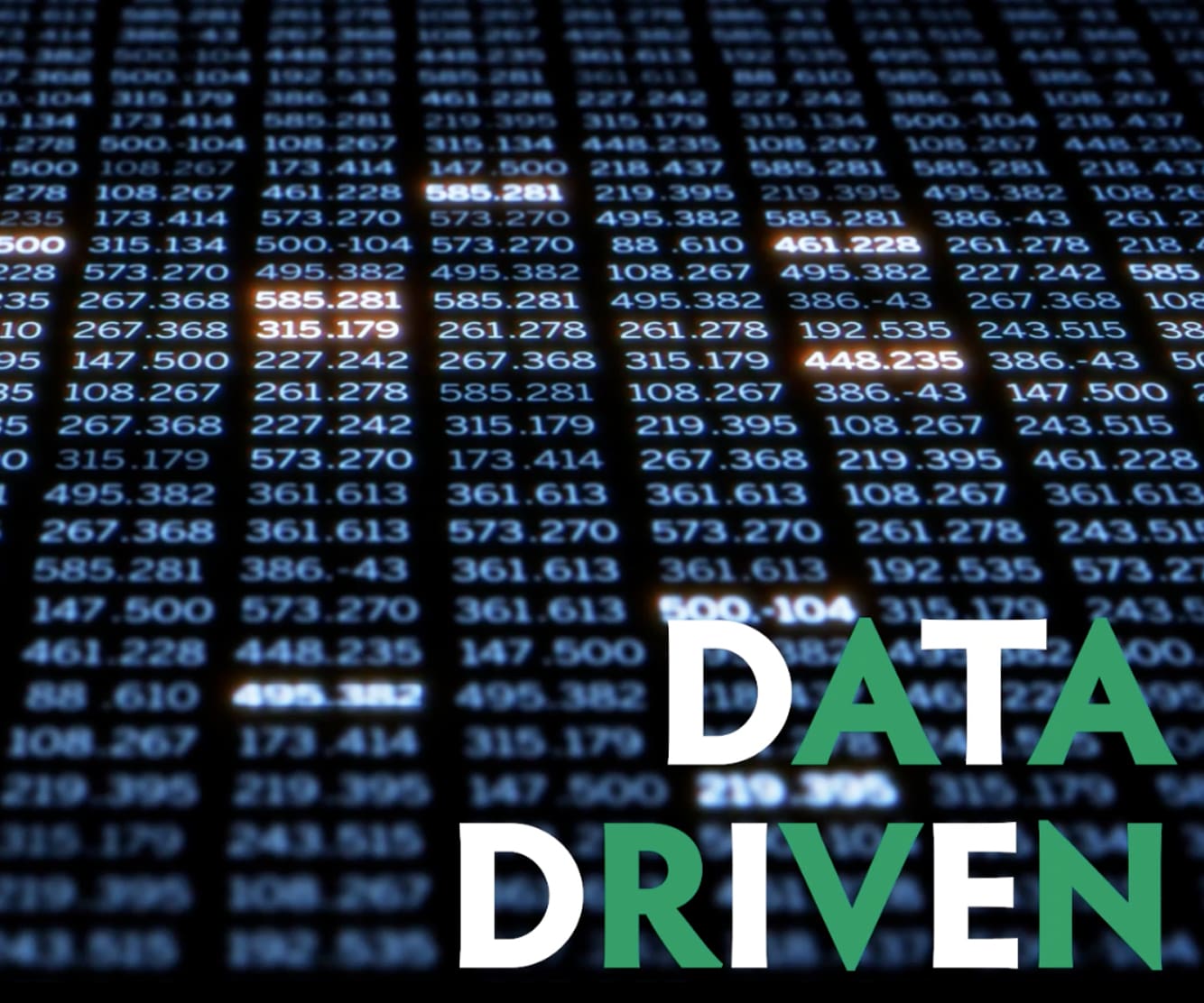 data driven image