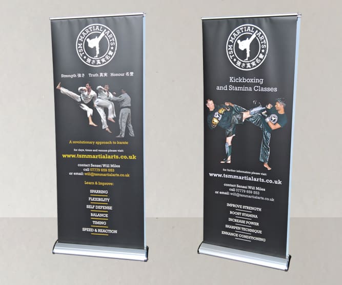 tsm martial arts pull up banners