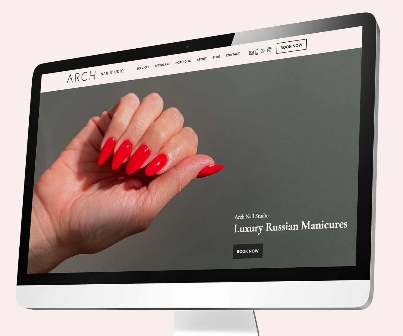 arch nail studio website