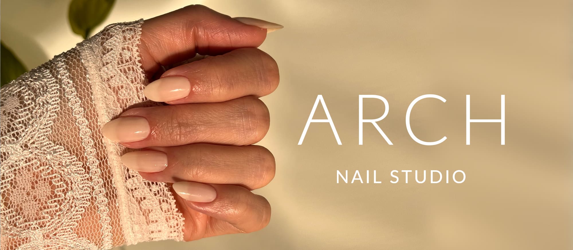 arch nail studio branding