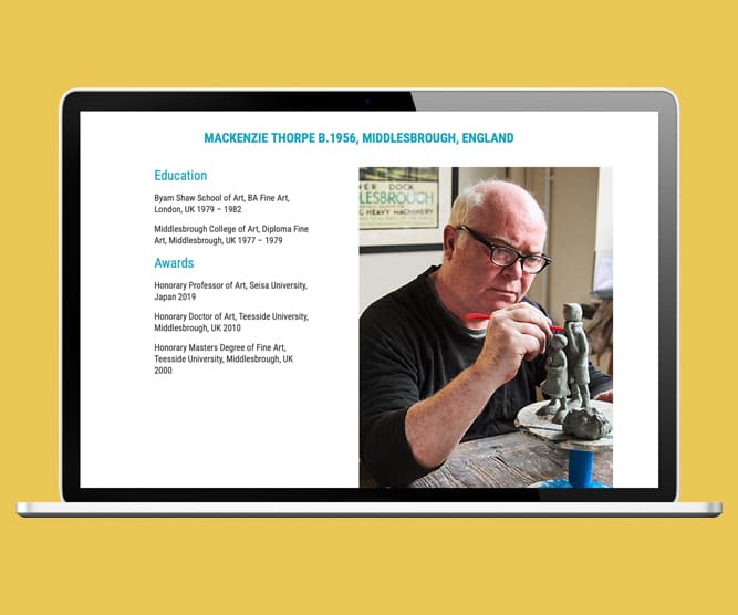 Mackenzie thorpe website