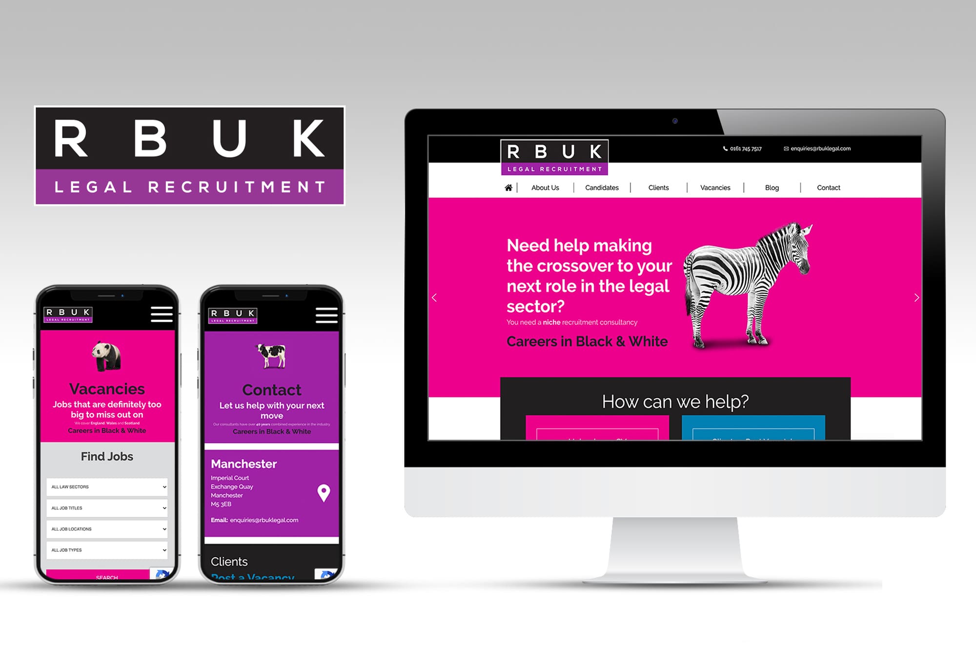 Legal recruitment website for RBUK