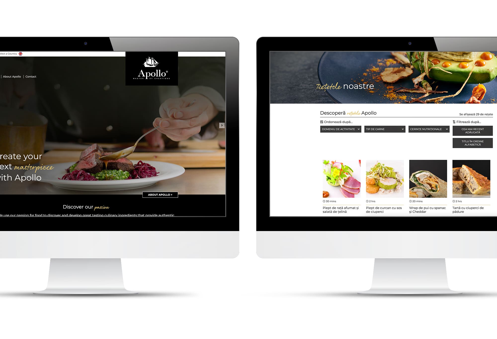 Apollo web design
