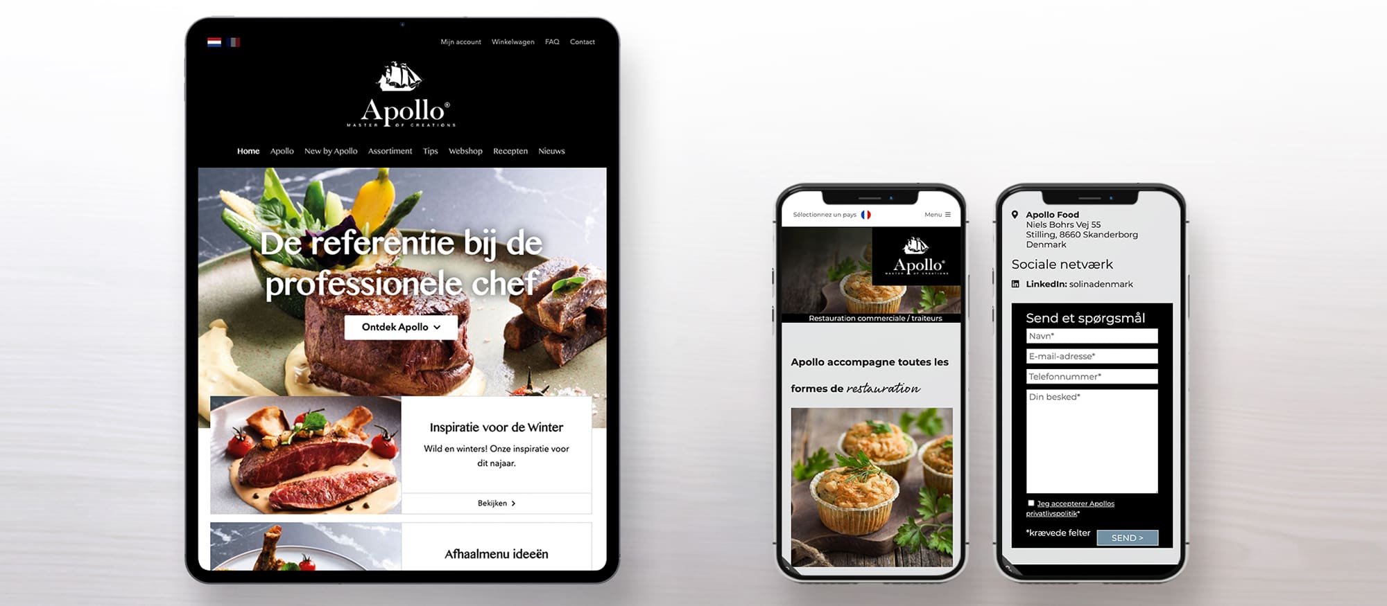 Apollo web design