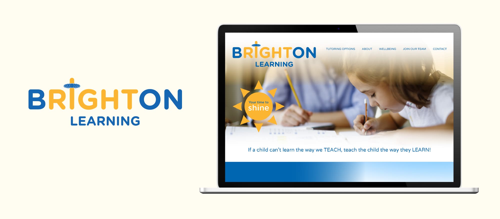 brighton learning logo and website