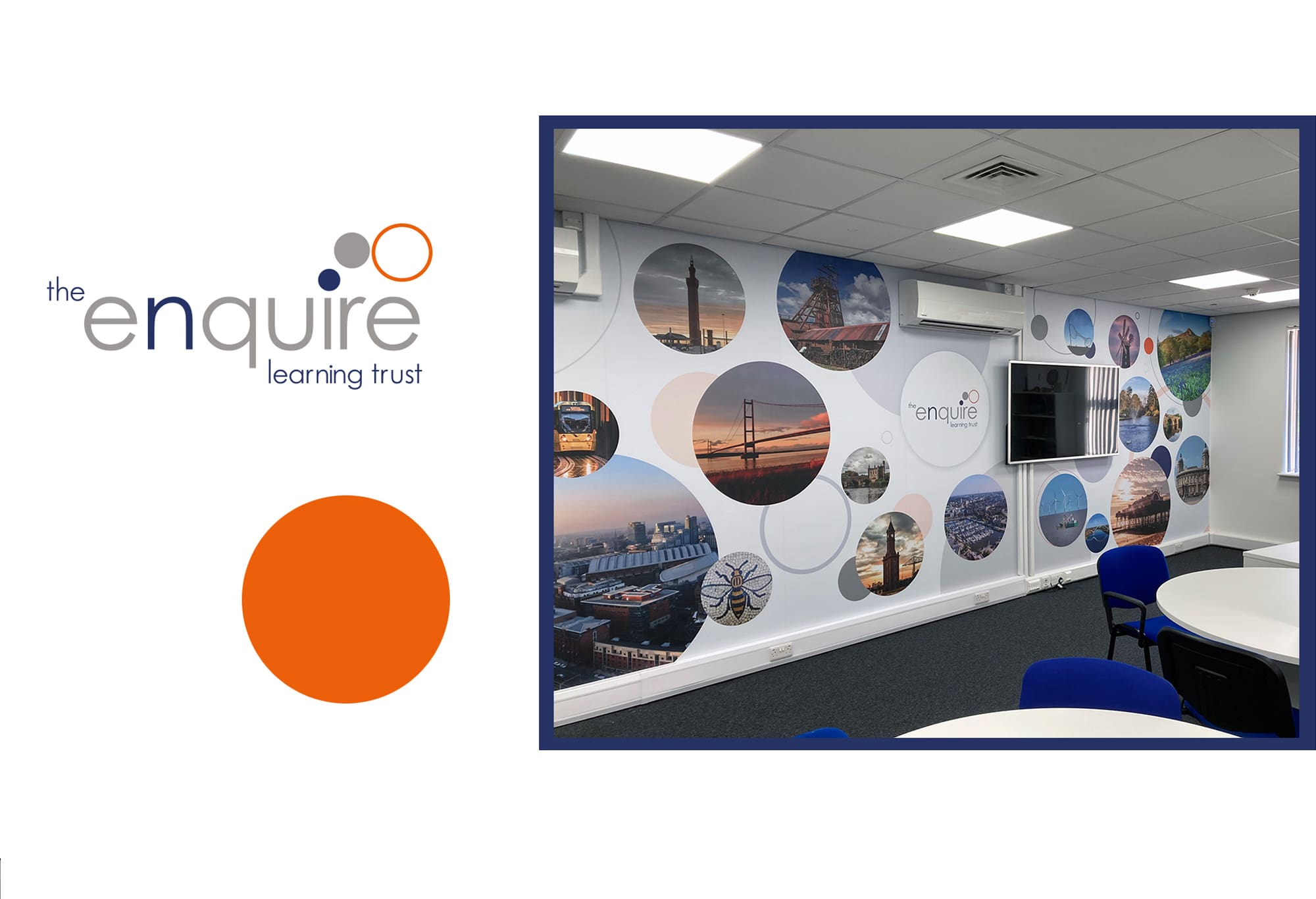 enquire learning trust wall graphic