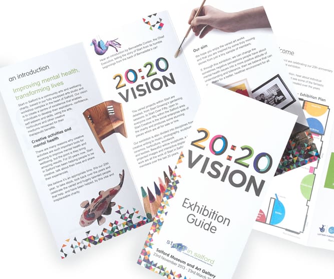 start in salford exhibition leaflet