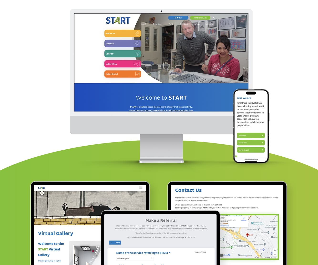 start in salford website