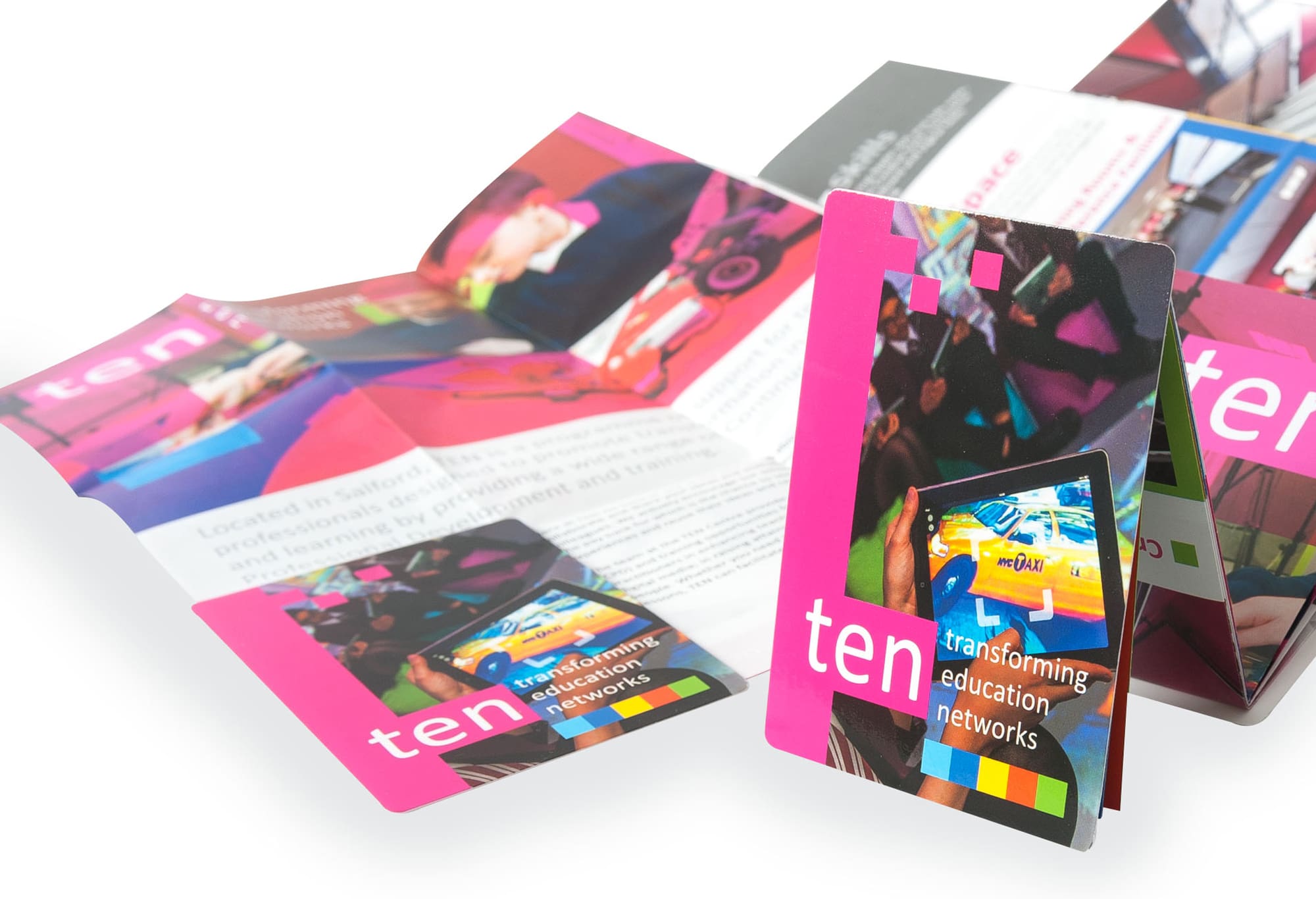 Ten centre leaflet design