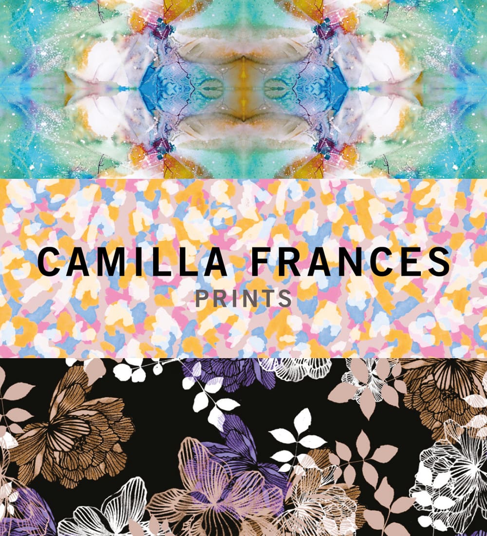 print designs by camilla frances with logo