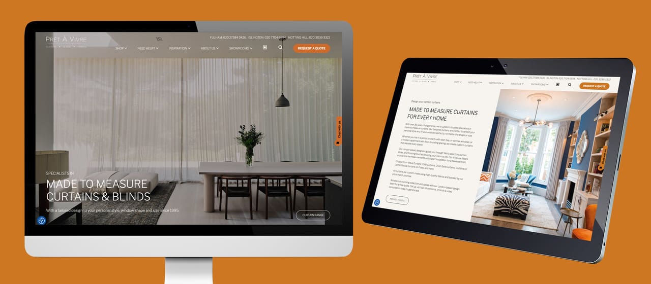 Pret a Vivre website
