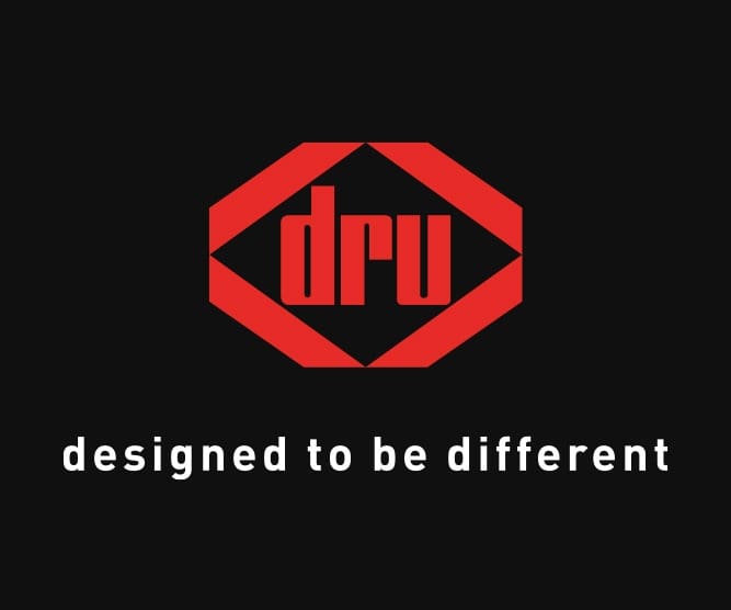 National press advertising campaign for Dru Fire. Image of Dru Fire logo and strapline.