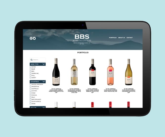bbs website on tablet
