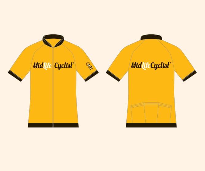 mid life cyclist clothing design