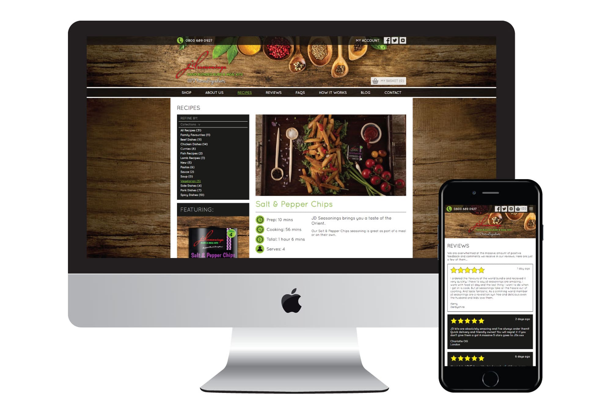 JD seasonings website